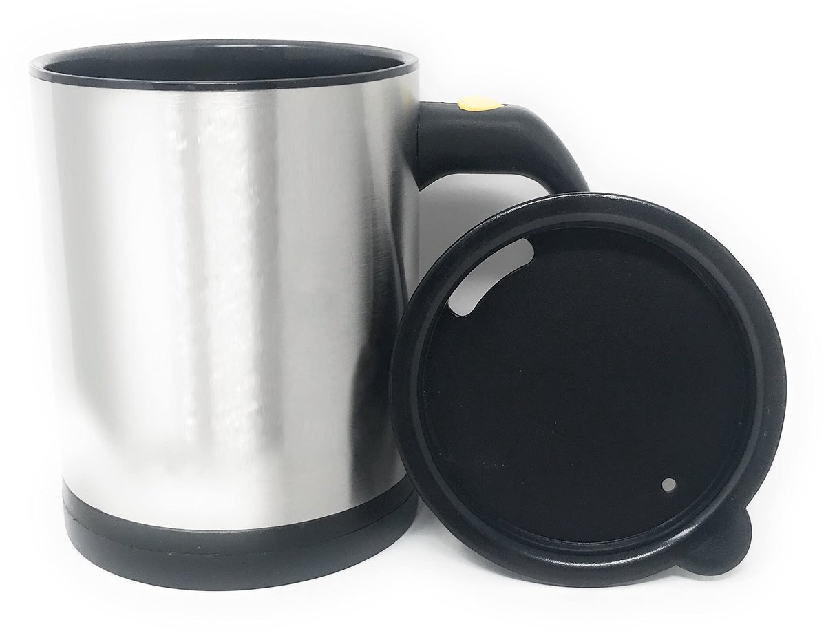 automatische thermobekers 350 ml - 2 elektrische glazen - warmhoudfunctie - ideaal voor onderweg - ShopVlot