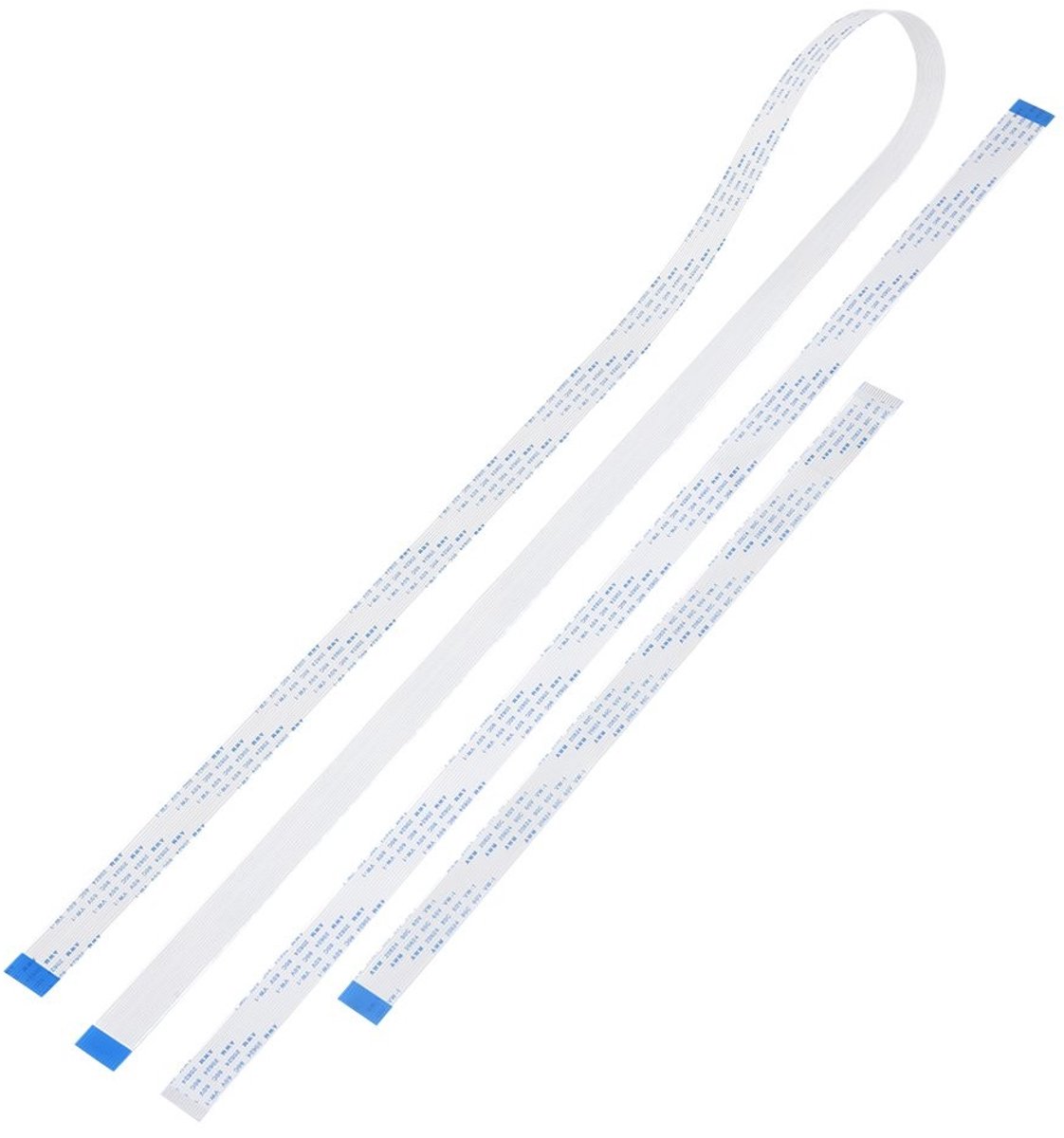 15 Pin FFC Ribbon Kabel 30cm 50cm 100cm - Flexibele Platte Kabel Connector voor Camera Module Uitbreiding - Set van 3 Stuks