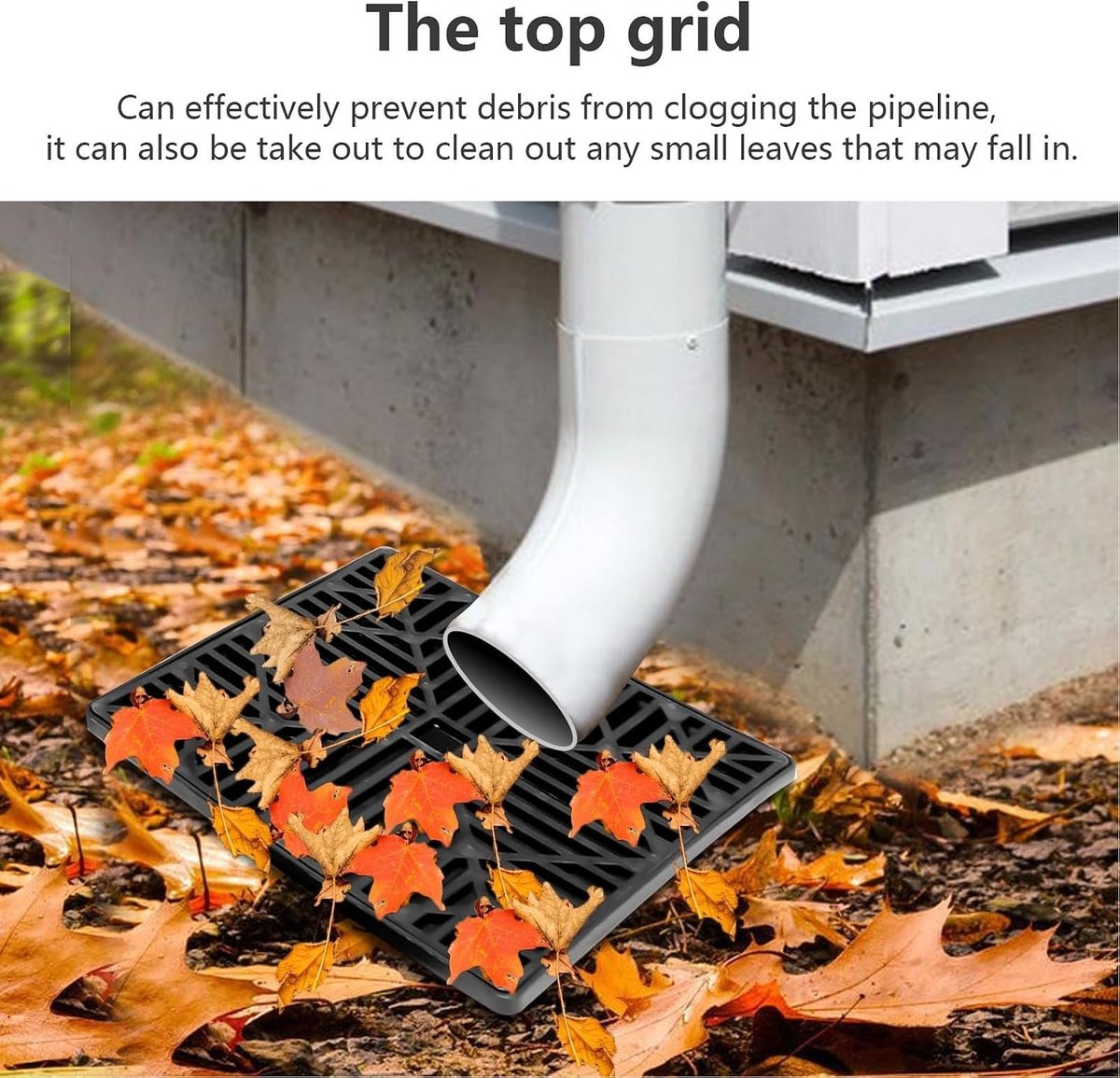 Flexibele Regenafvoeruitbreidingen, Laag Profiel Afvoerpijp Kit voor Eenvoudige Installatie, Ideaal voor Waterafvoer en Tuinonderhoud