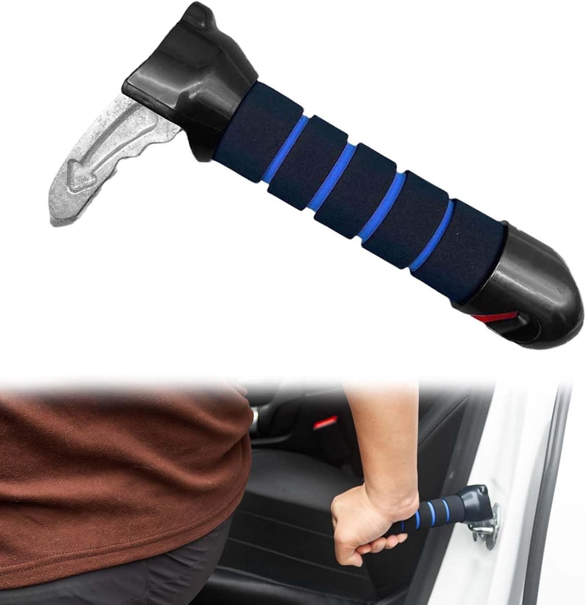 3-in-1 Auto Grip voor Senioren, Antislip Auto Handgreep, Draagbare Handgreep voor Gehandicapten, Multifunctionele Auto Handgreep, Veiligheidssteun en Comfortabele Grip