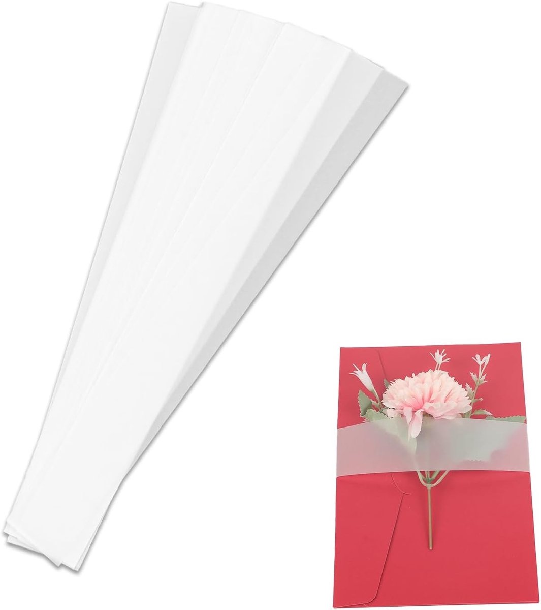 100 Stuks Transparante Enveloppe Tapes voor Uitnodigingen, Perfect voor Trouwen en Kaarten, Geschikt voor Formaten 2.7x17.8cm en 10.2x15.2cm