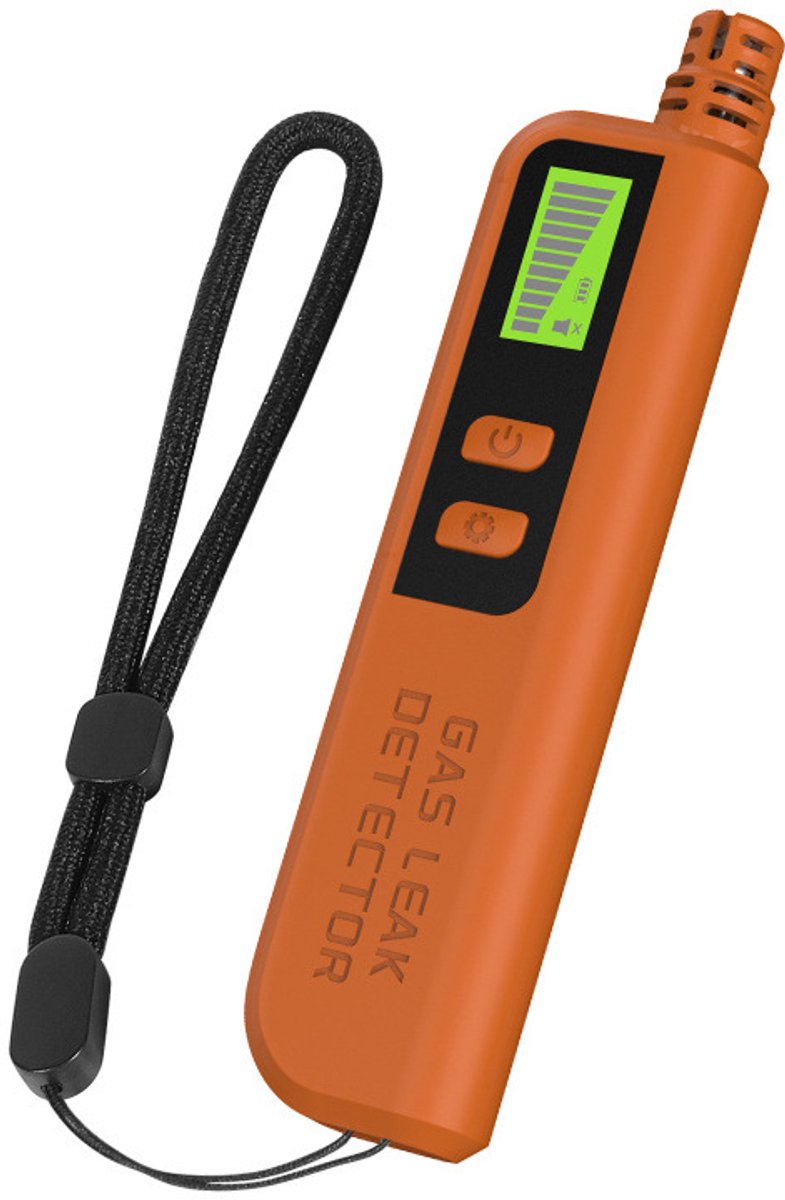 Natuurgasdetector – Natuurgaslekdetector met Visuele en Geluidsalarmen – Draagbare Gasdetector op Batterij – Propaan, Butaan, Methaan (Batterijen Niet Inbegrepen)