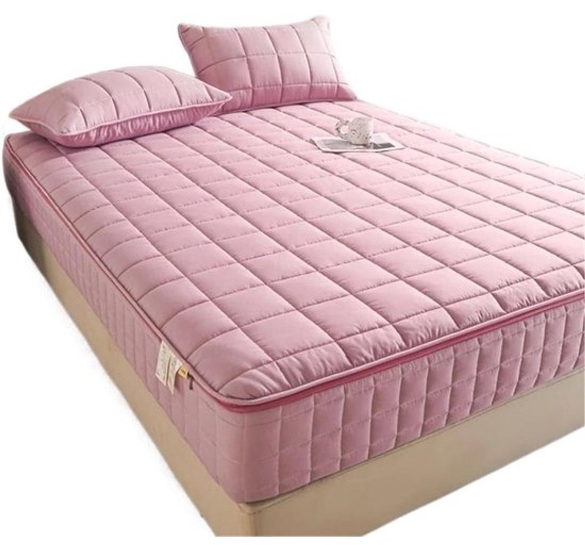 Matrashoes - Matrasbeschermer Hoeslaken - Matras Beschermen - Volledig Omgesloten - 140 x 200 cm - Roze