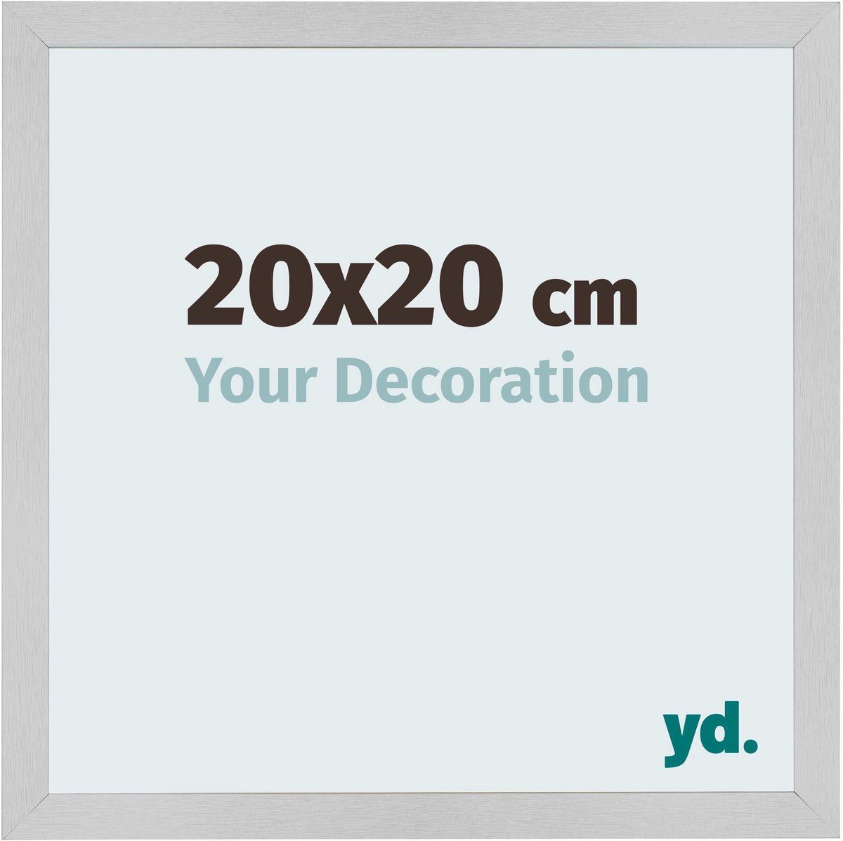 Your Decoration - Fotolijst 20x20 cm - MDF - Edelstaal - Bologna