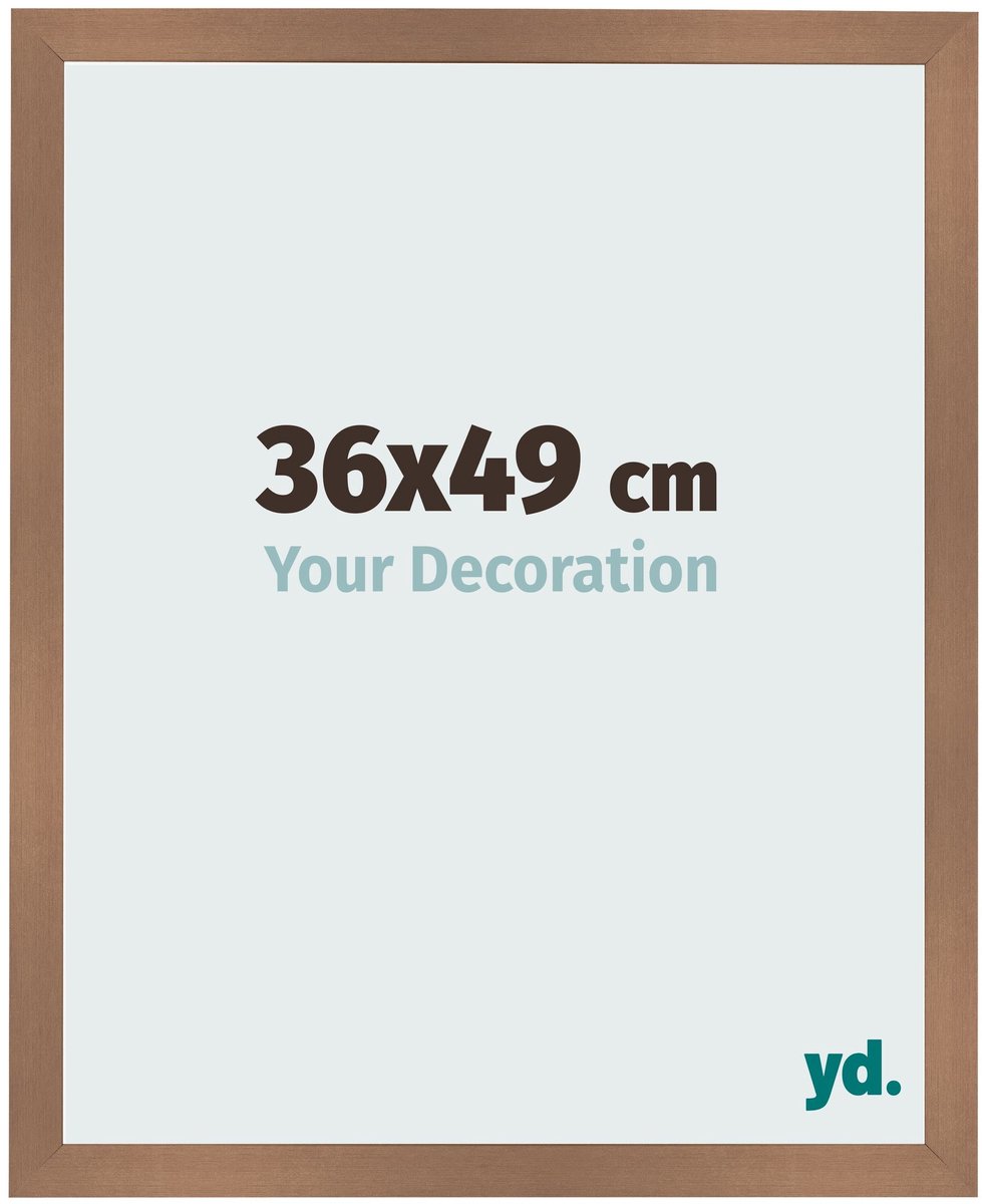 Your Decoration - Fotolijst 36x49 cm - MDF - Koper Decor - Bologna