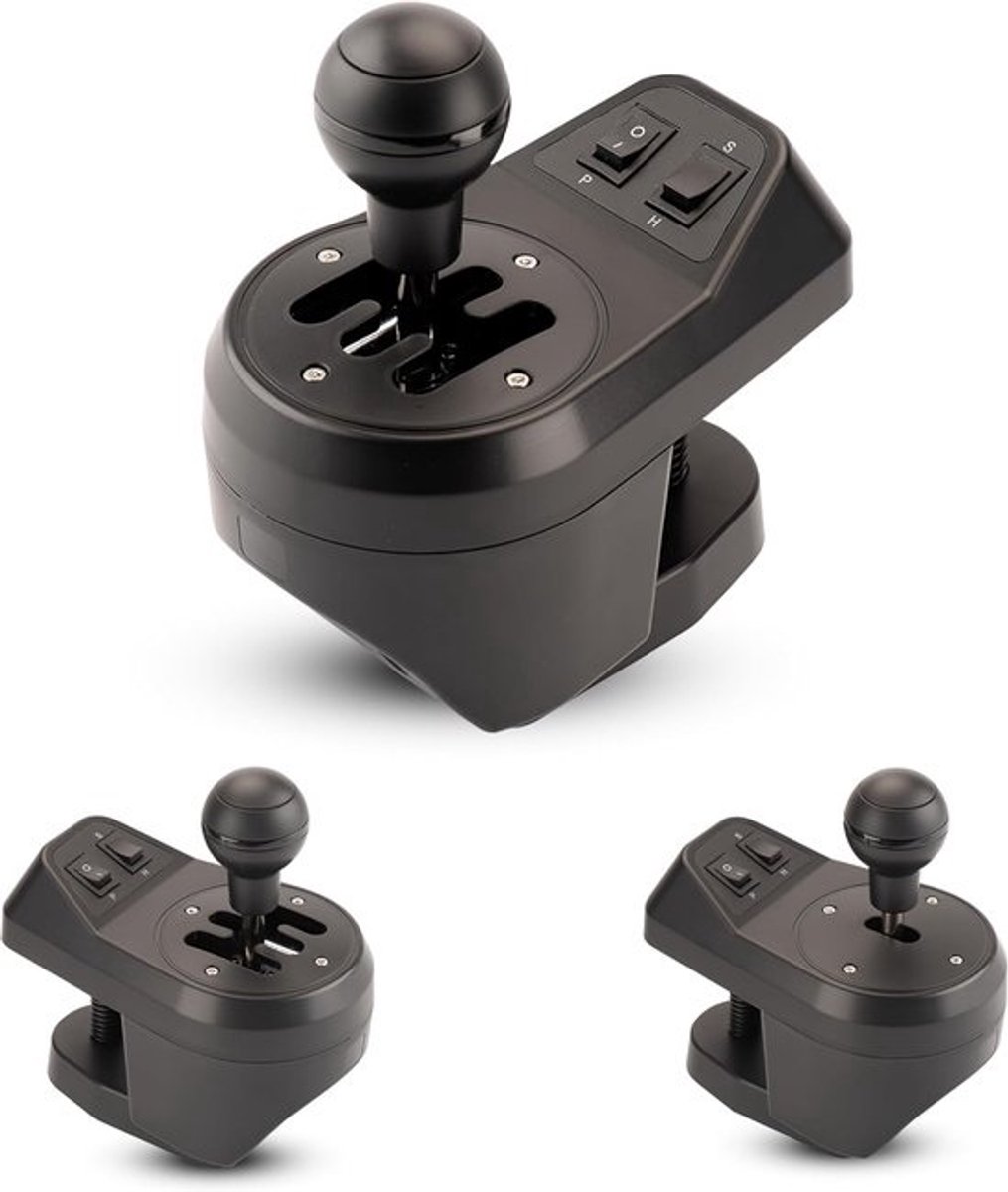 USB Versnellingspook - Sim Racing Shifter - Realistisch Racen - H-Patroon & Sequentieel - 17.5 x 10.8 x 18.3 cm