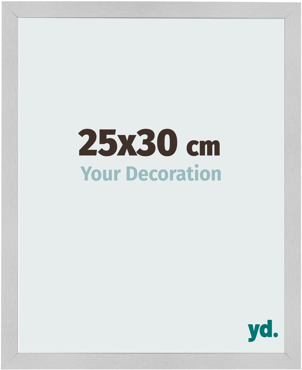 Your Decoration - Fotolijst 25x30 cm - MDF - Edelstaal - Bologna