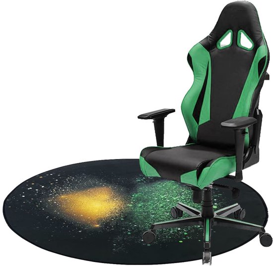 Luxe Grote 115 x 115 cm Gaming Kantoor Computer Stoel Mat voor Hardhouten Vloeren Tapijt Houten Vloeren Duurzame - ShopVlot van luxe — afbeelding 4