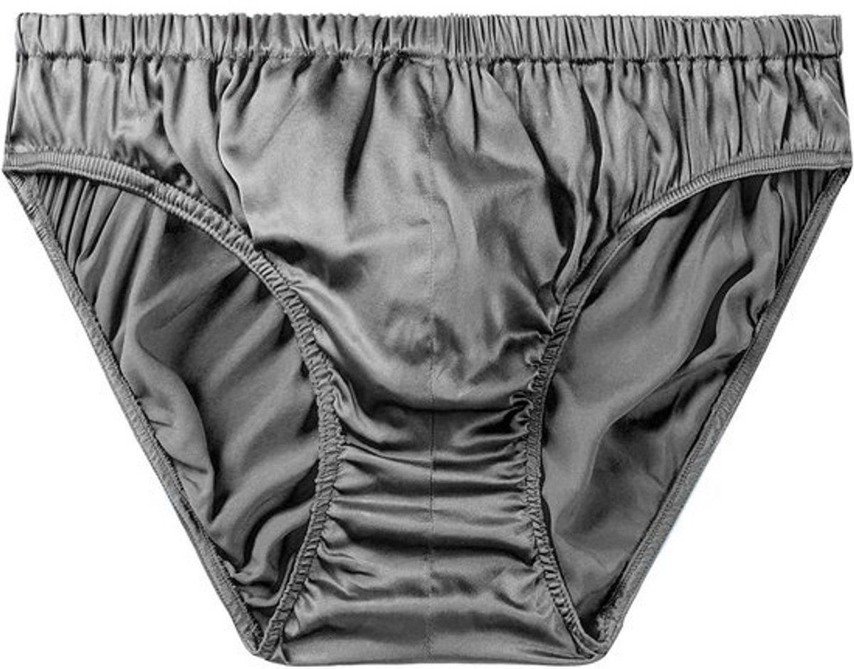 Heren Zijde Satijnen Slips - Verbeterende Bikini Ondergoed