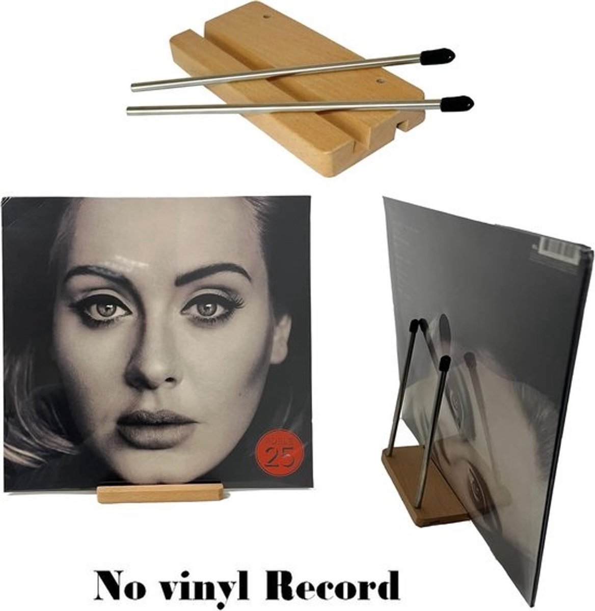Standaard voor Vinyl Platen Opslag - Presentatierek voor LP's en Singles