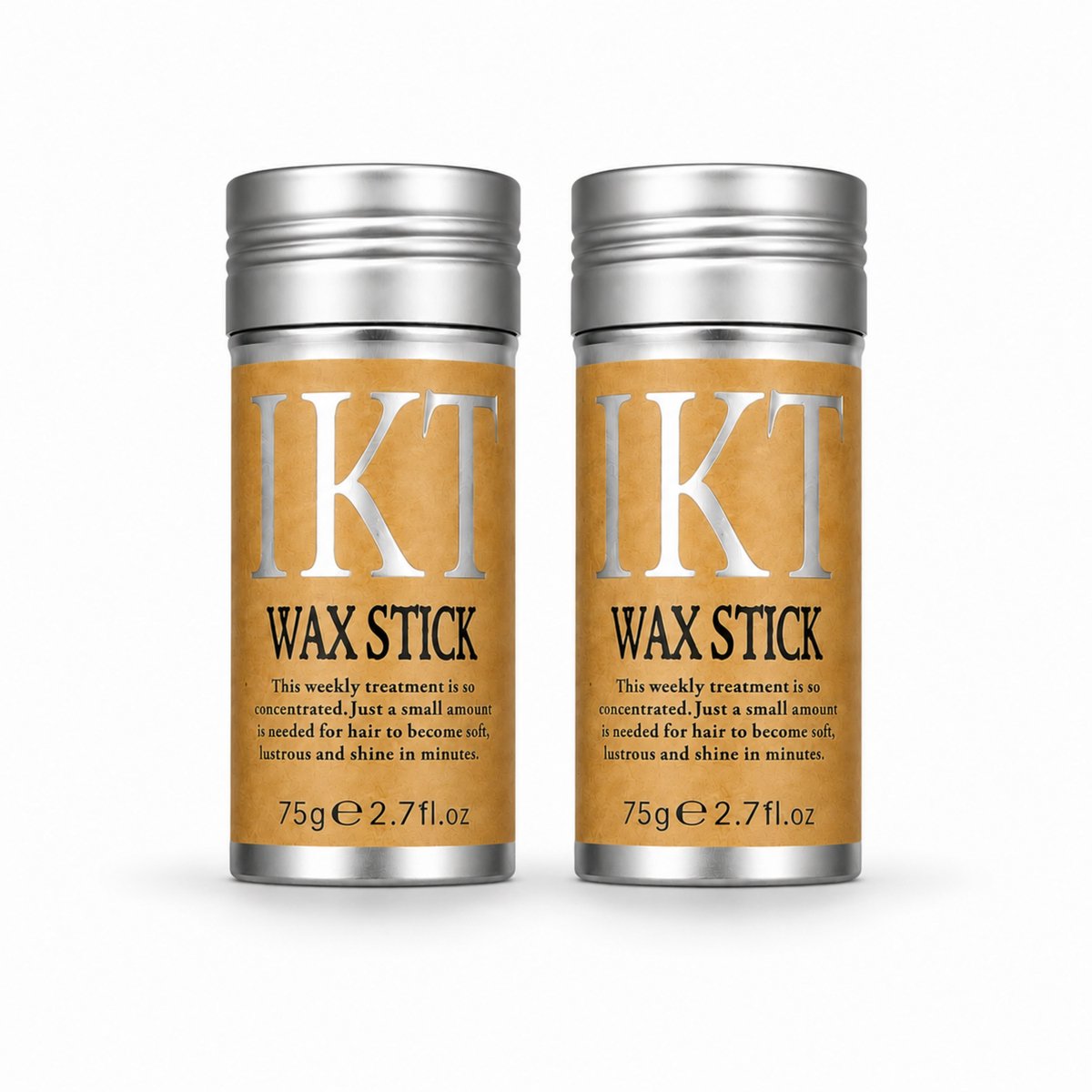 Wax Stick - IKT - Natuurlijke Haarwax - Hydraterende Stylingwax - 75g - 2 stuks