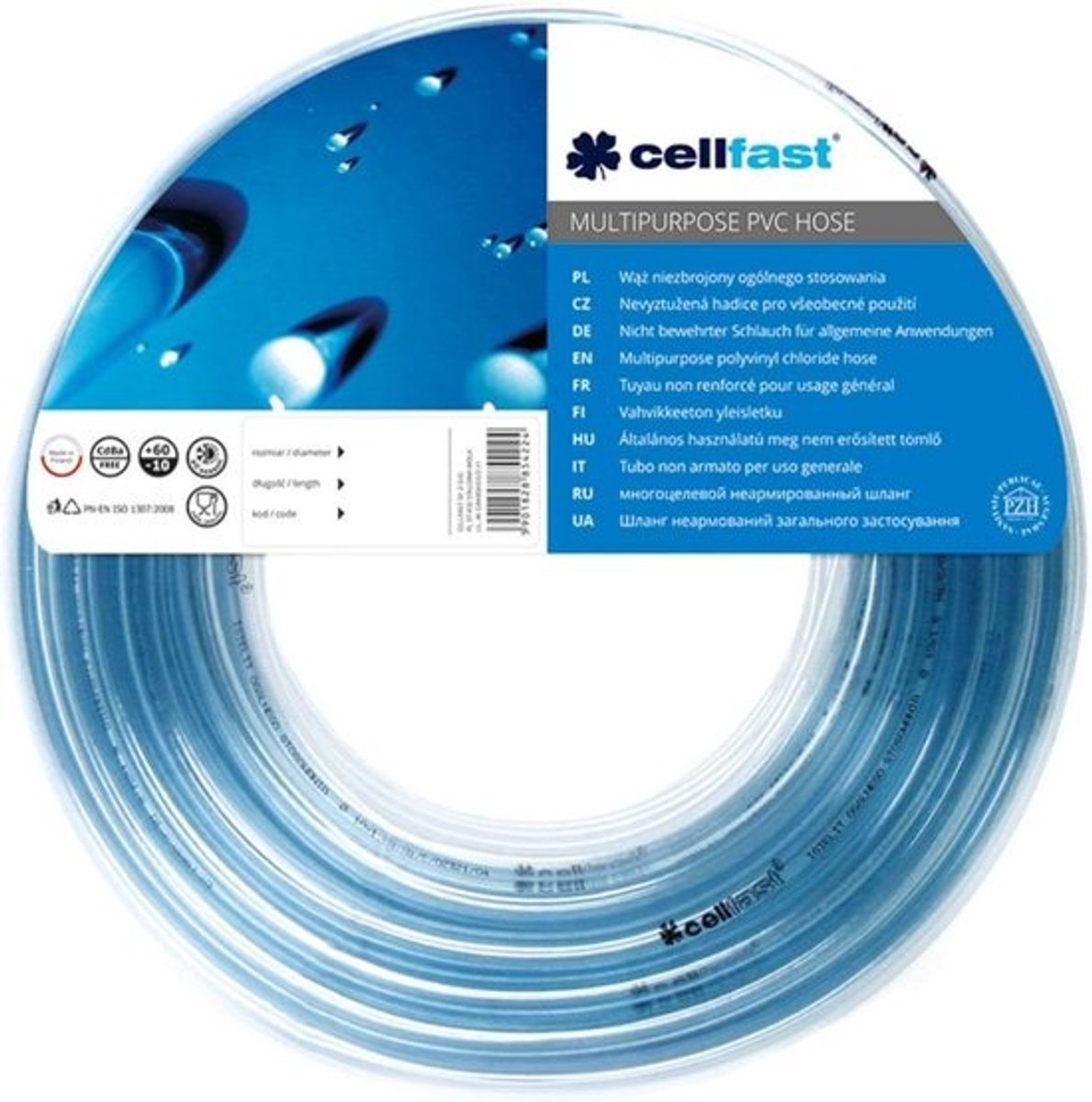 Universele PVC Slang - Talftaalvrij - Geschikt voor Gewasbescherming en Drinkwater - 12mm