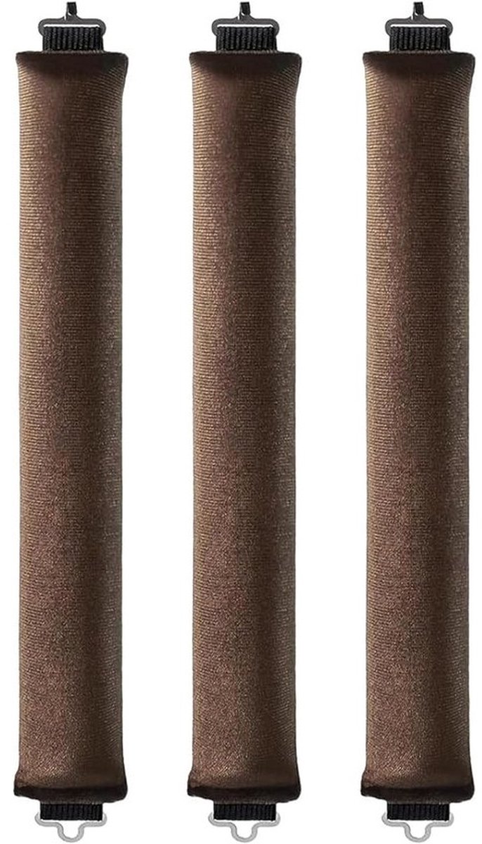 Hitteloze Slaap Krulspelden XXL - 4 Stuks Zachte Haarrollers voor Natuurlijke Krullen