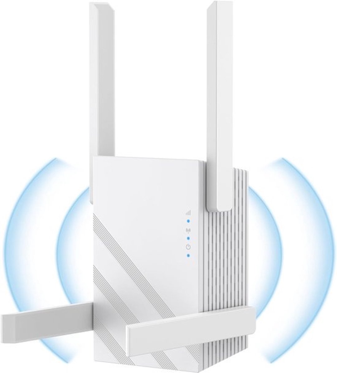 Wifi Signaalversterker 1200 Mbps Dual-Band Extender met Ethernet Poort