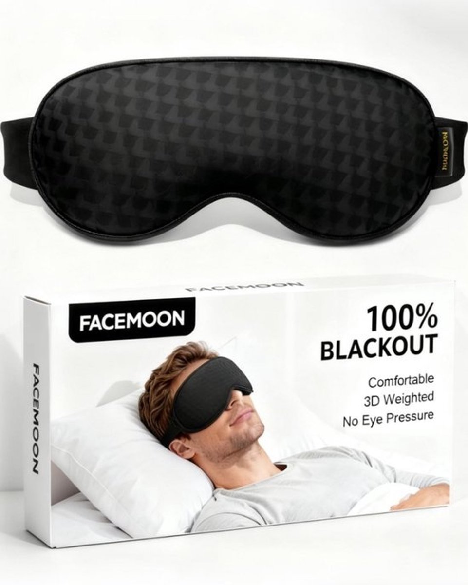 Gewicht slaapmasker voor optimale rust - verduisterend traagschuim oogmasker voor comfortabele nachten.