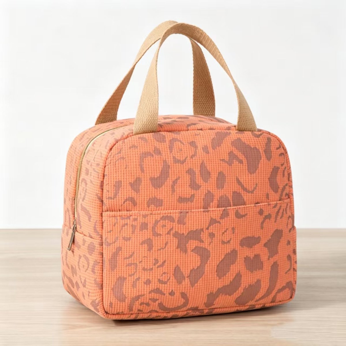 Unisex lunchtas – herbruikbare, lekvrije, geïsoleerde/gekoelde draagtas, lichtgewicht en warmte-isolerend, geschikt voor kantoor, sportschool, strand en reizen-23*14*20cm，Oranje