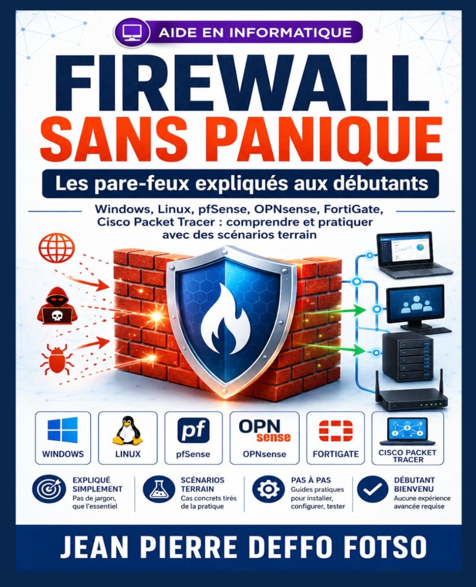 Firewall Sans Panique Les pare-feux expliqués aux débutants: Windows, Linux, pfSense, OPNsense, FortiGate, Cisco - ShopVlot