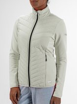 Falcon | Laura Full Zip Top Dames Powerstretch, Kitt, Maat S