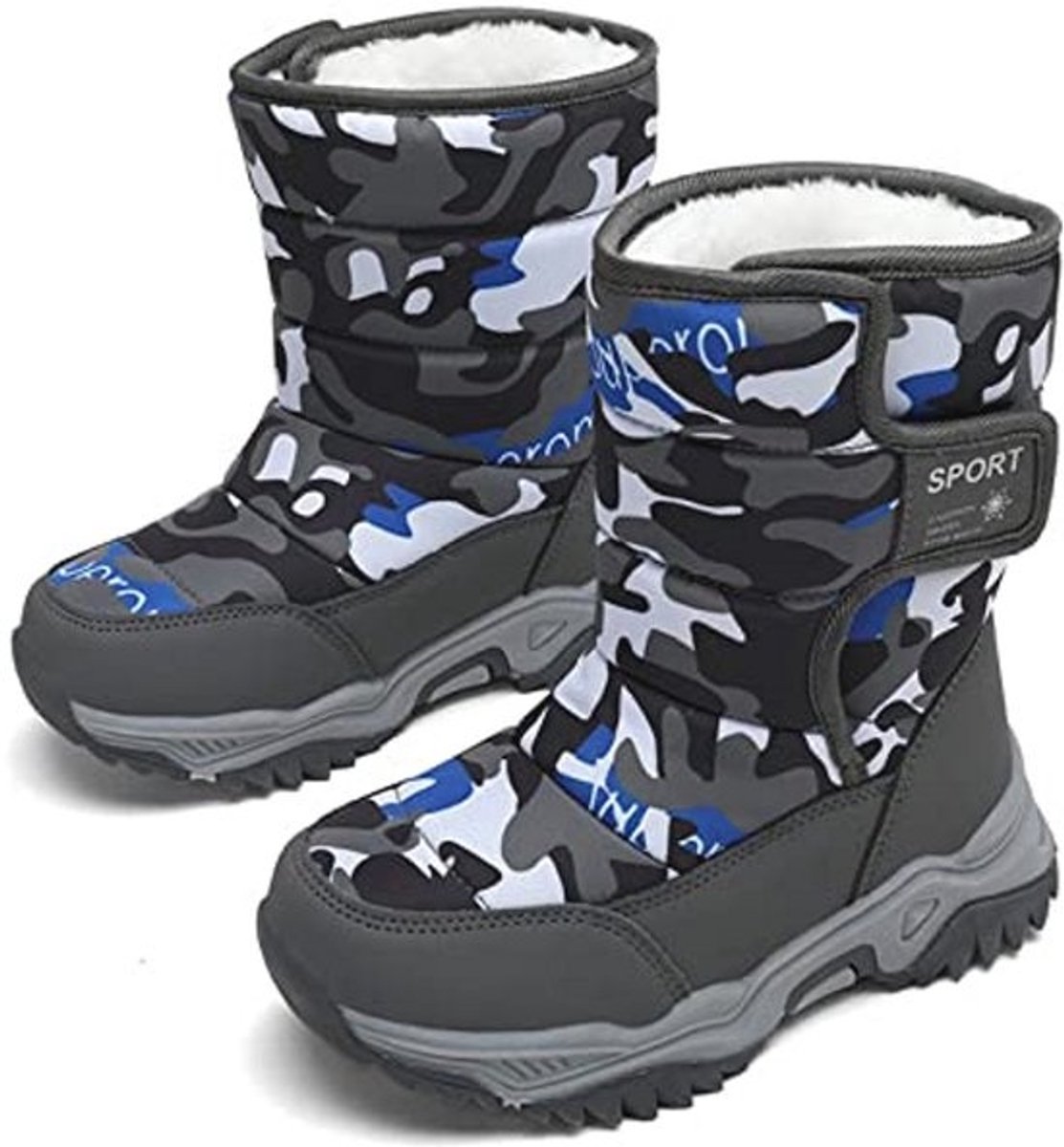 Sneeuwlaarzen voor Kinderen - Waterdichte Winterschoenen met Warme Binnenvoering