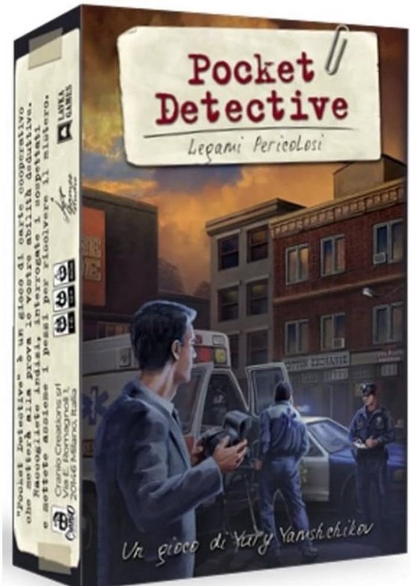 Detective Spel Gevaarlijke Bindingen - Nieuwe Pocket Detective Case