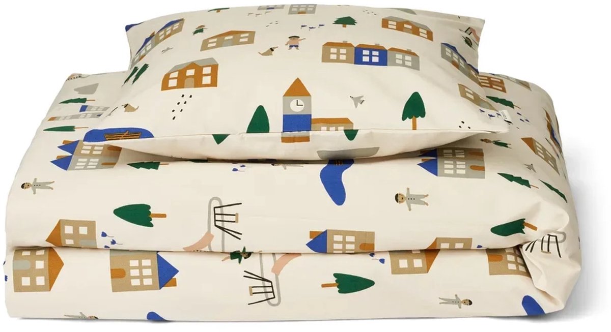 Liewood Kinderbeddengoed, bedlinnen - Ingeborg, Kleur: Centrum / Sandy