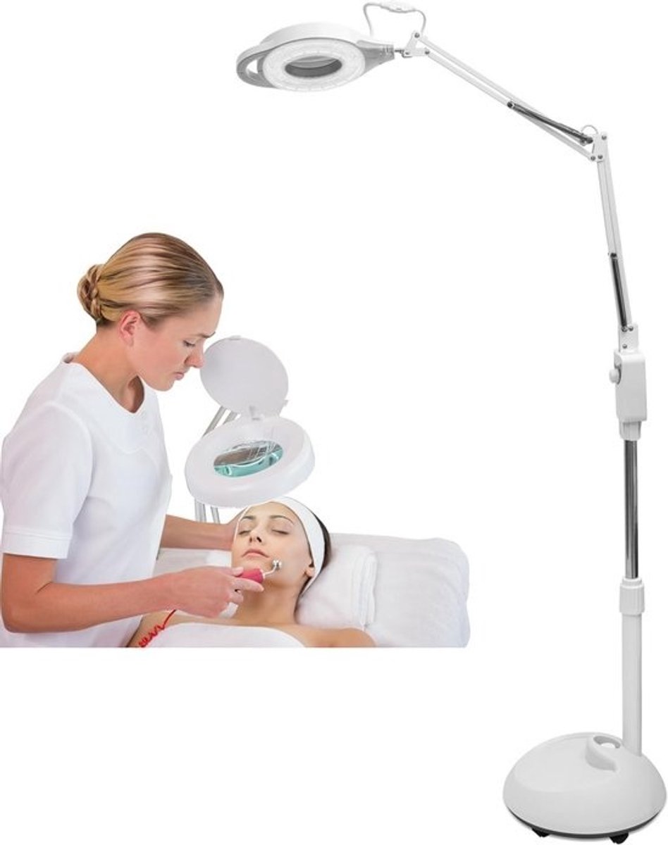 Vergrootlamp met LED Verlichting 5-voudige Vergroting en Verstelbare Standaard