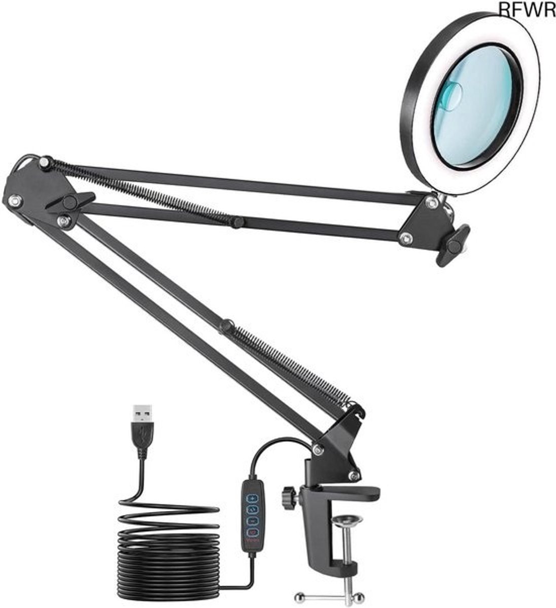 Vergrootglas Met Verlichting - Loeplamp met Led Verlichting - Handloep