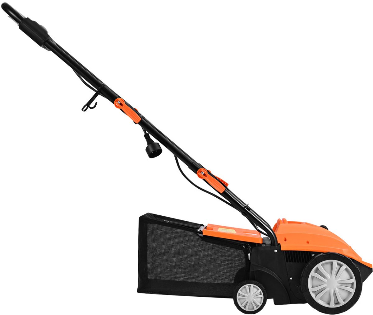 SureDeal® - Tuinier - Elektrische Verticuteermachine Gazon - Ventilatorwals - 102x50,5x102 cm - Oranje