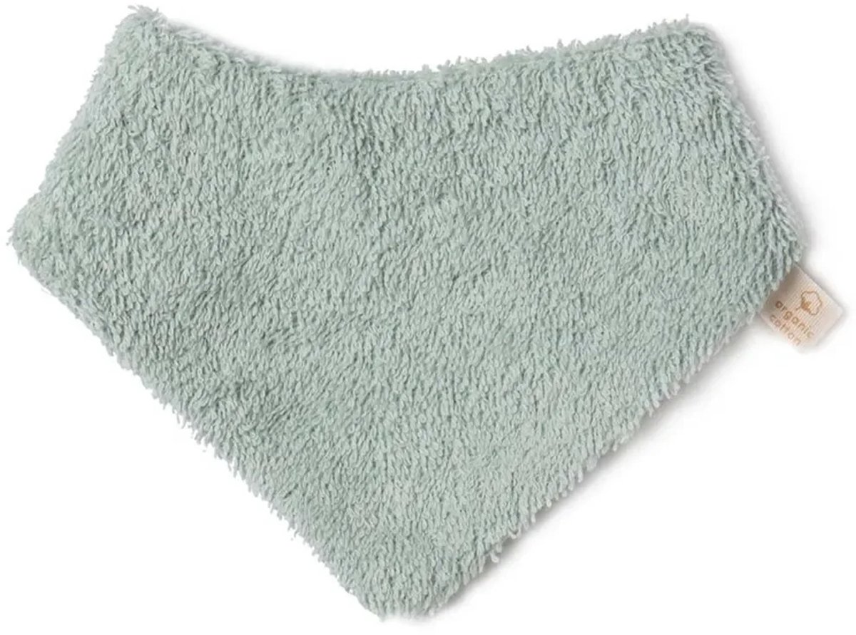 Nobodinoz Bandana baby slabbetje groen