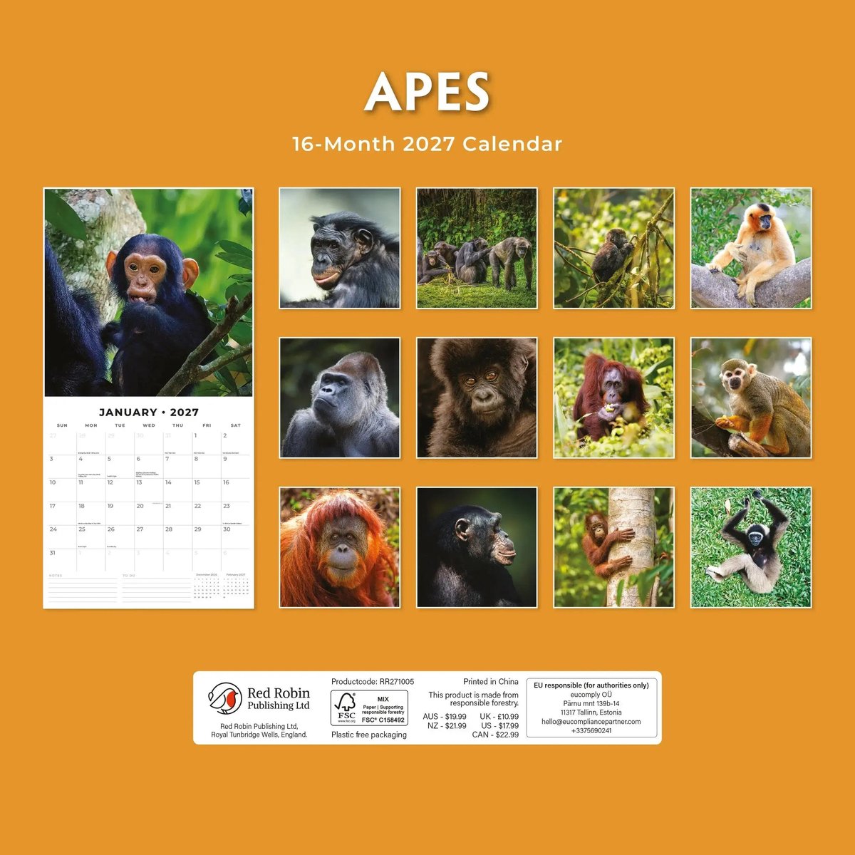 Apen Kalender 2027