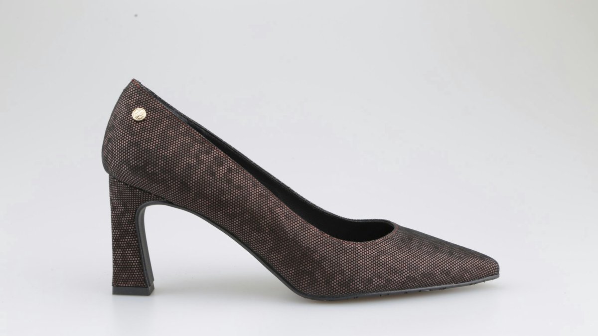 Floris van Bommel - Dames Pumps - Artikel Giuli 01.17 SFW-20048-92-02 - Brons metalic - Maat 40
