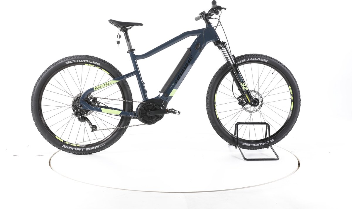 Haibike HardNine 5 Elektrische hardtail mountainbike Bosch Accu 500Wh 29" blauw