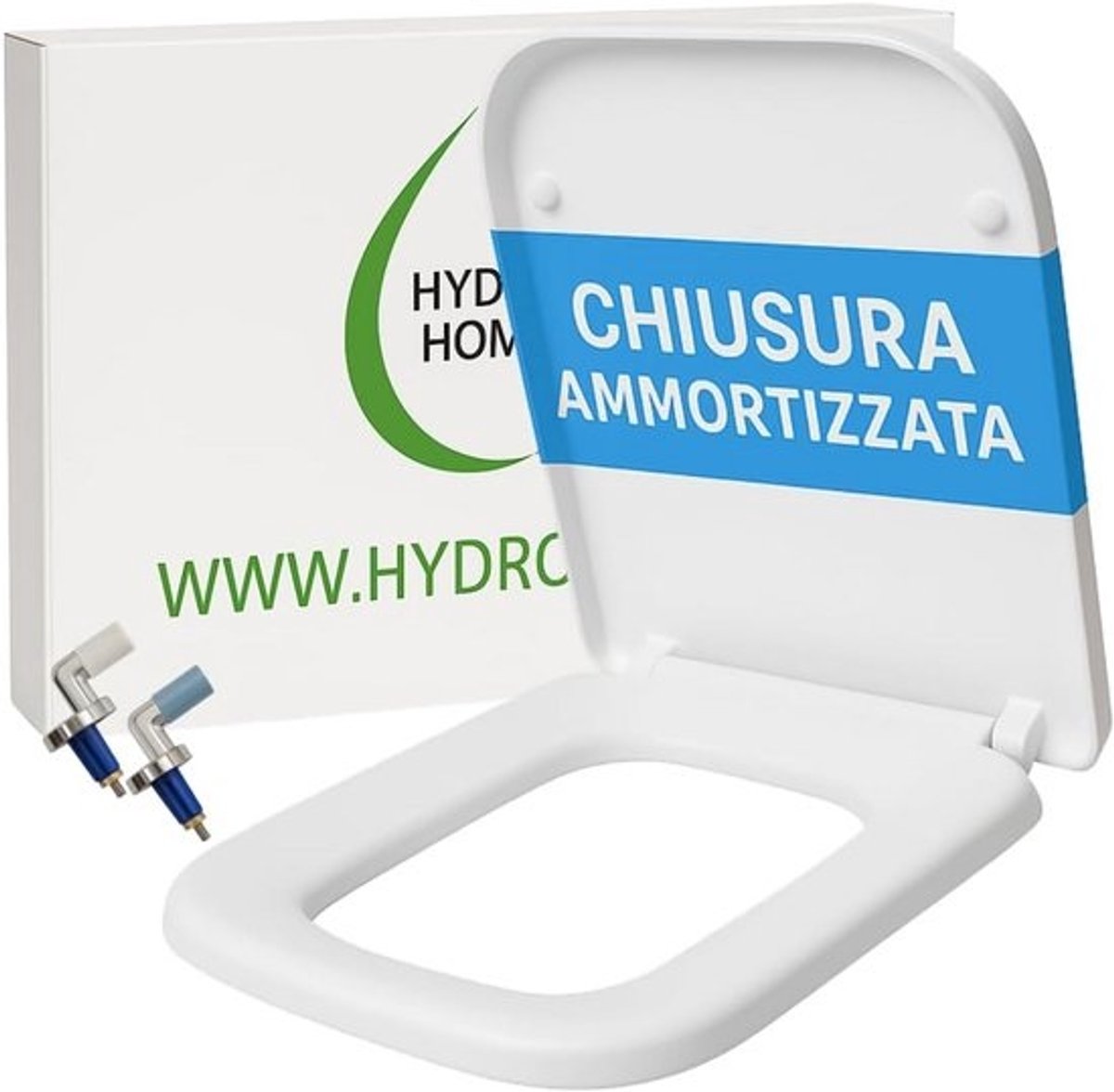 Keramische Toiletbril Zwart Duroplast met Soft Close - Universeel Geschikt