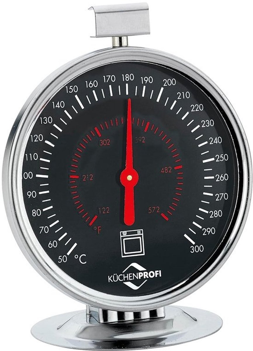 Analoge Oventhermometer RVS - Temperatuurmeter 50-300°C voor Oven en Barbecue