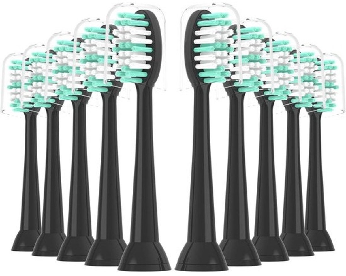 10 Stuks Vervangende Opzetborstels Elektrische Tandenborstel - Geschikt voor Veel Vibratie & Duo Series