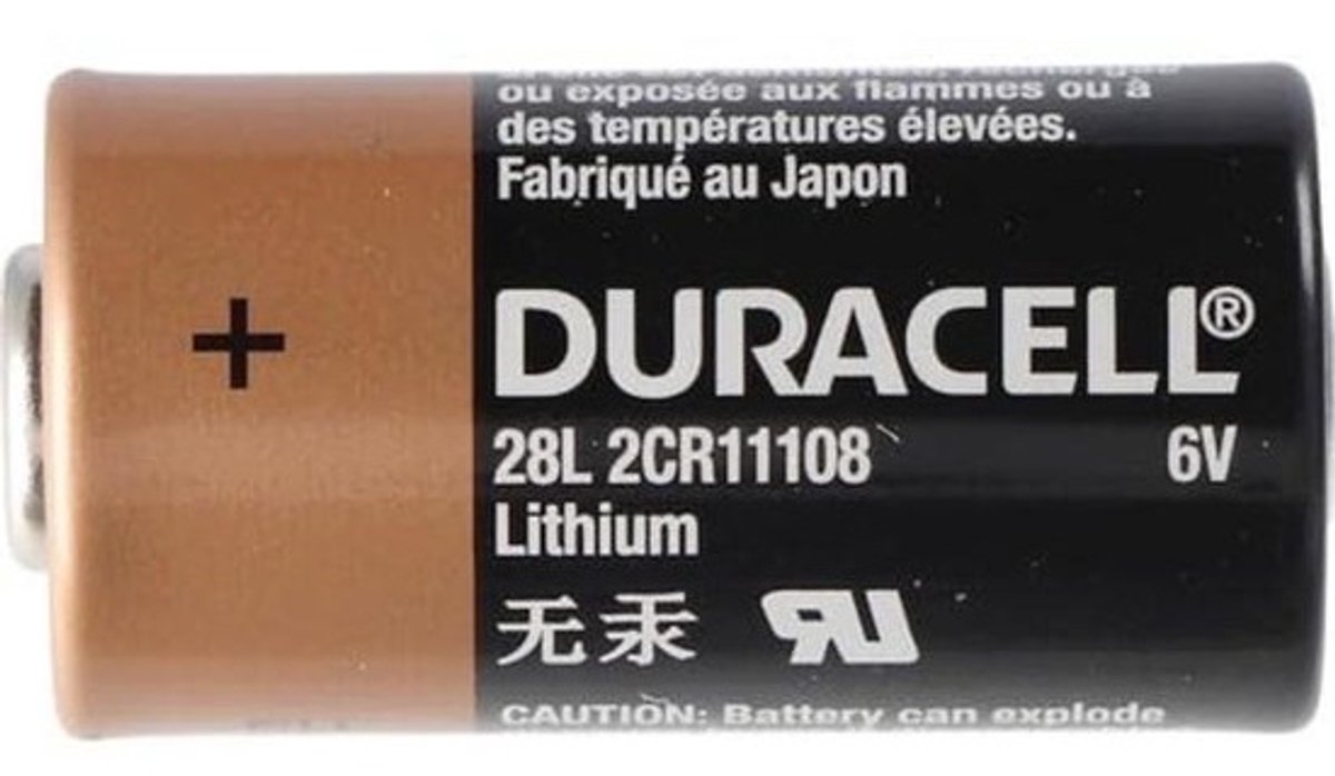 Lithium batterij 2CR11108 28L 6V bulk