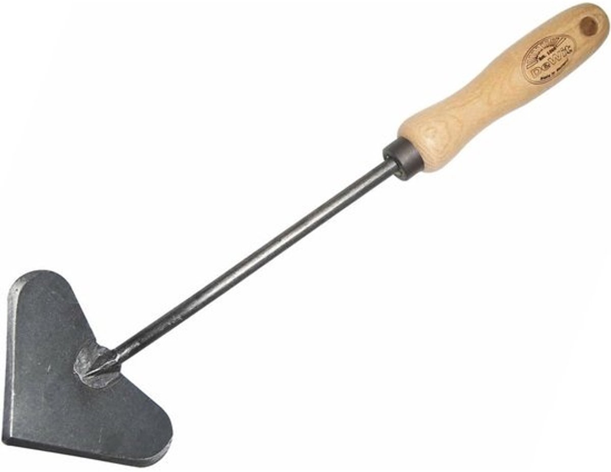 Hartvormige Hoe - Tuinhakselaar - Onkruid Verwijderen - Gehard Boorstaal - 16 cm - Natuurlijk