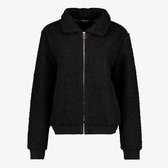 TwoDay dames teddy bomber jas zwart - Maat XS