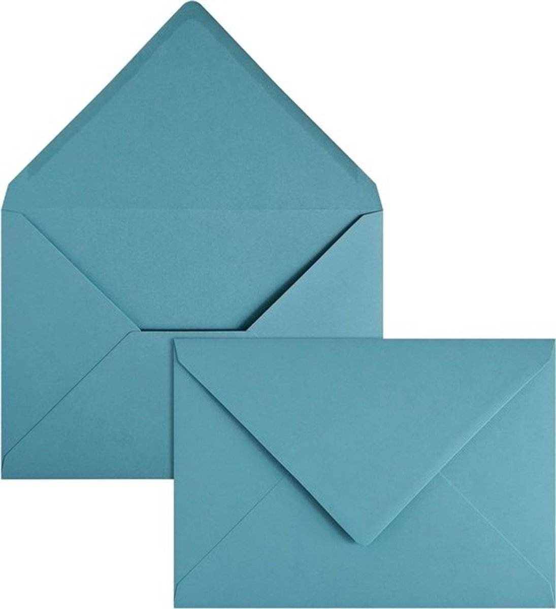 Enveloppen C5 - Briefpapier Luxe enveloppen - Uitnodigingen versturen - Glad papier 140g - 162 x 229 cm - Azuurblauw