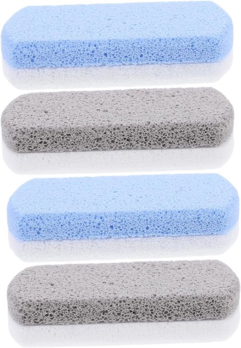 Voetrasp Voetvijlset - Dode Huid Verwijderaar - Pedicure Thuis - 4-Delige Set - 9.5 cm Lengte - Diverse Kleuren