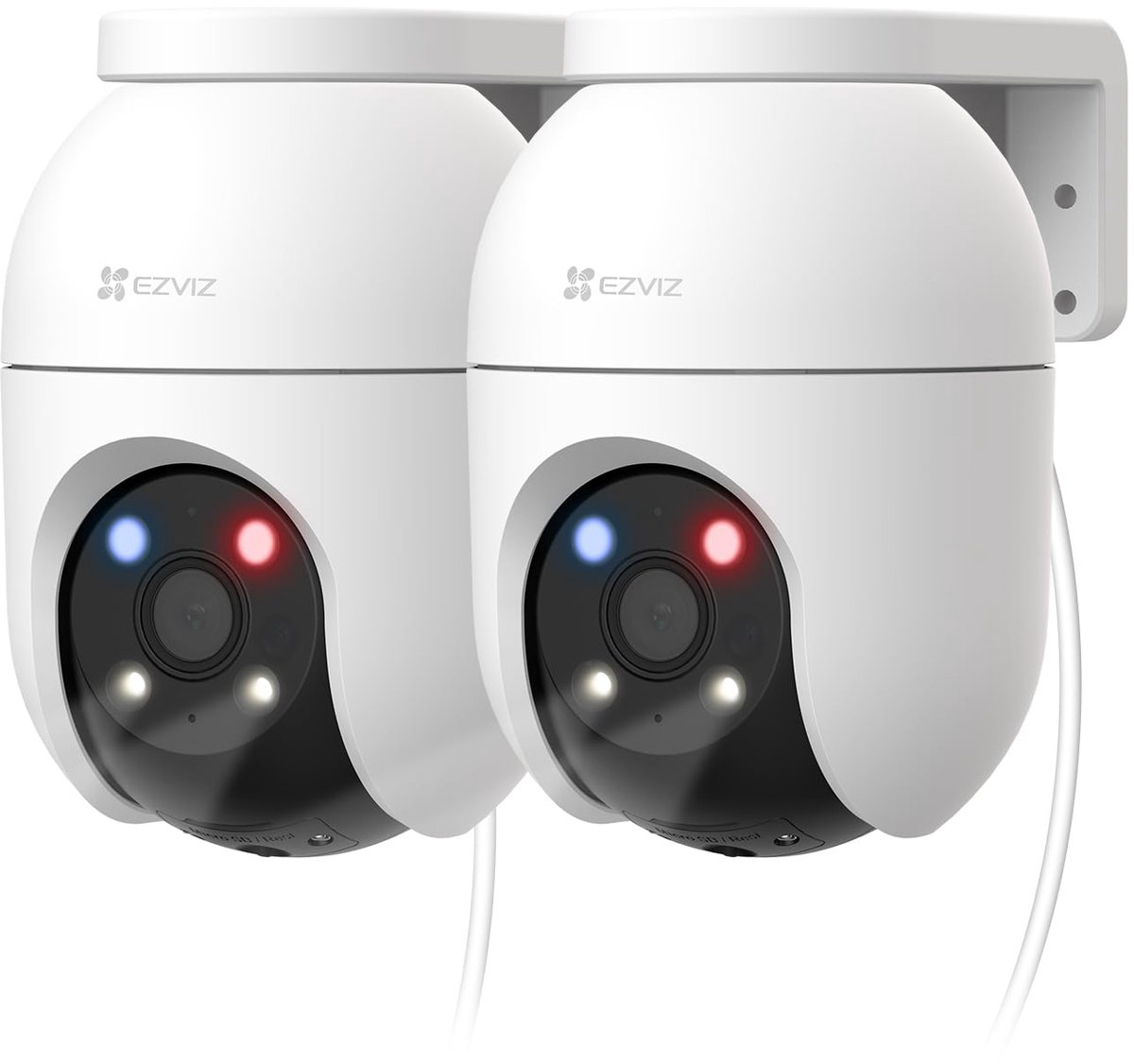 Beveiligingscamera Buiten 3K – 2 Stuks – WiFi 6 – AI Persoonsdetectie – Nachtzicht – IP65