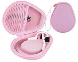 Harde Hoes voor SHOKZ OpenRun, OpenRun Pro 2, OpenSwim, OpenMove Koptelefoons - Waterafstotend, Slijtvast, Draagbaar - 13,5 x 10,5 x 6,5 cm