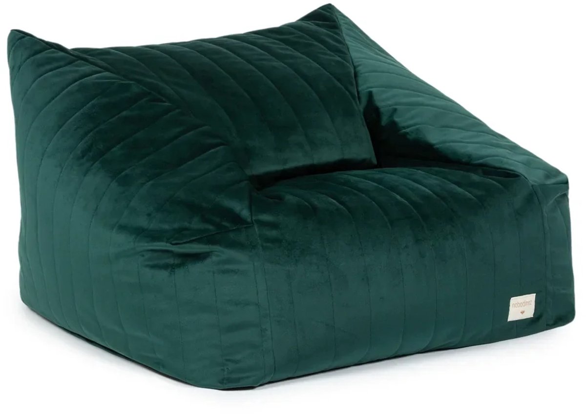 Nobodinoz Chelsea Velvet zitzak Jungle Green [Groen]
