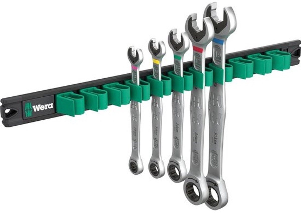 Wera 6-delig Joker 2 Steekringsleutelset met Magneetstrip 9631 6000
