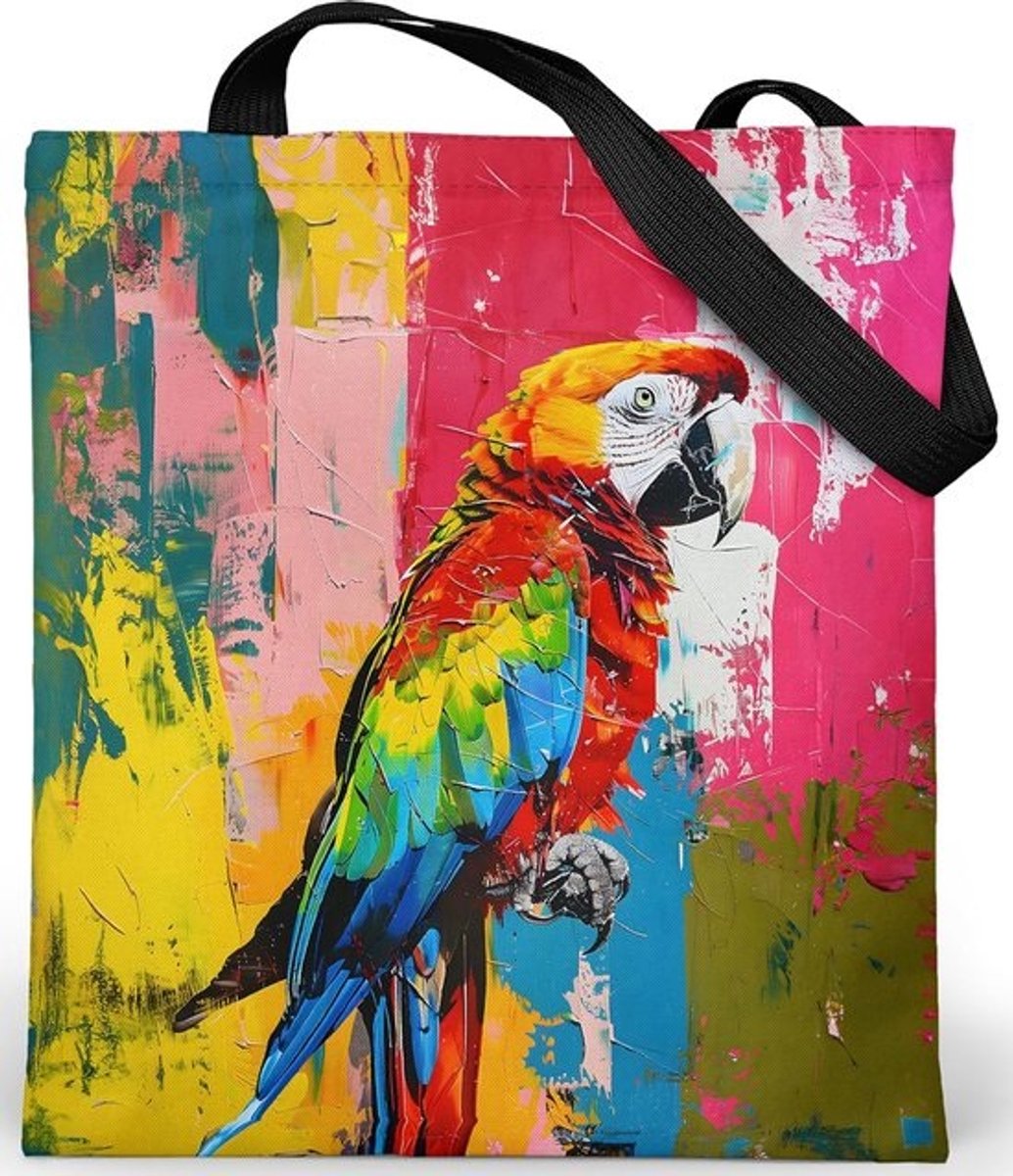 Dames Tote Bag - Esthetische Schoudertas met Ritssluiting en Ruimte voor Laptop | Waterdicht | Oxford-stof | 37 x 42 cm