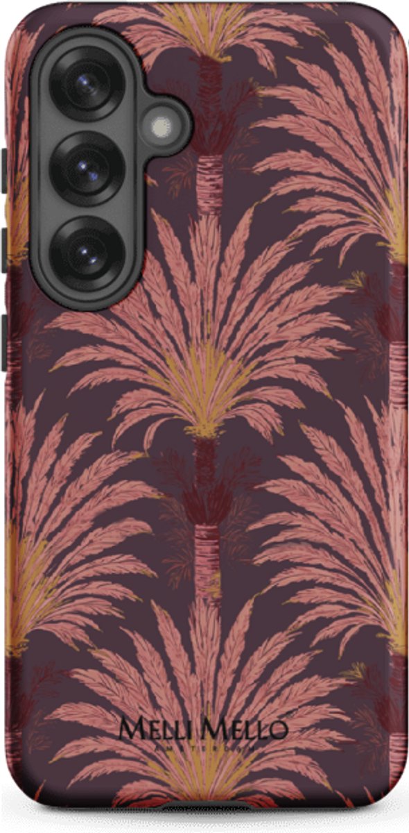 Melli Mello Telefoonhoesje Crimson Palm (Tough Case) - Samsung Galaxy S25