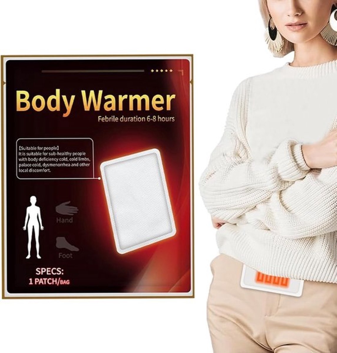 Warme Teens - Zelfklevende Wraps - Buitenactiviteiten - Luchtgeactiveerd - 15x18.5 cm