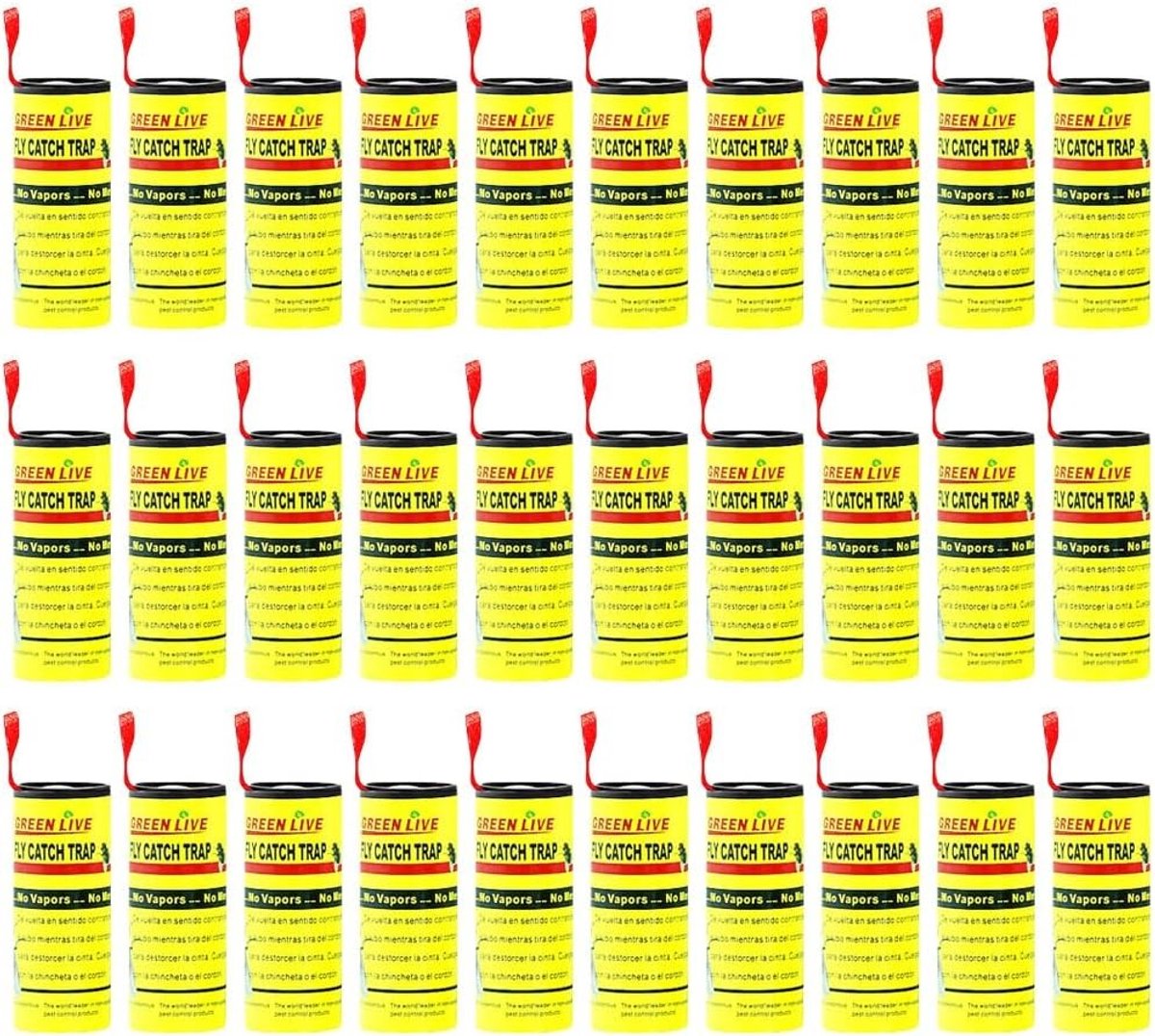 Kleverige vliegenval - 30 stuks vliegenpapier voor effectieve bestrijding van vliegen binnen en buiten