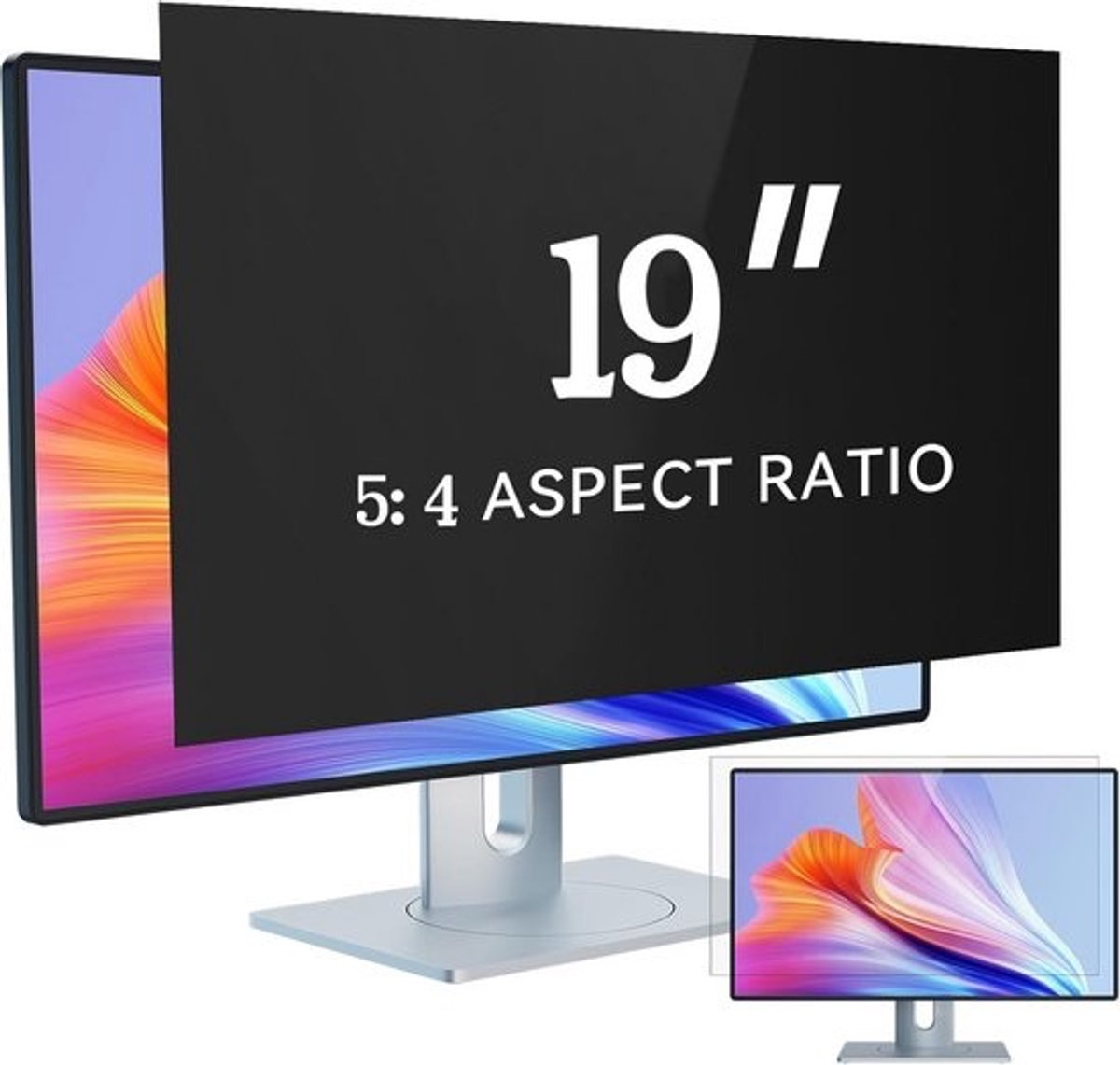 Privacyfilter 19 inch Monitor Inkijkbescherming Anti-Blauw Licht