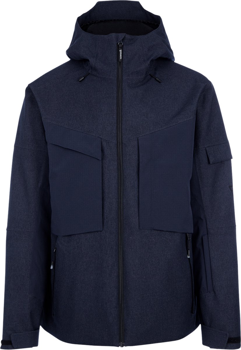 Brunotti Bodish- Skijas Heren – Ski Jas Wintersport Lichte isolatie 15K Ademend en Waterdicht Blauw